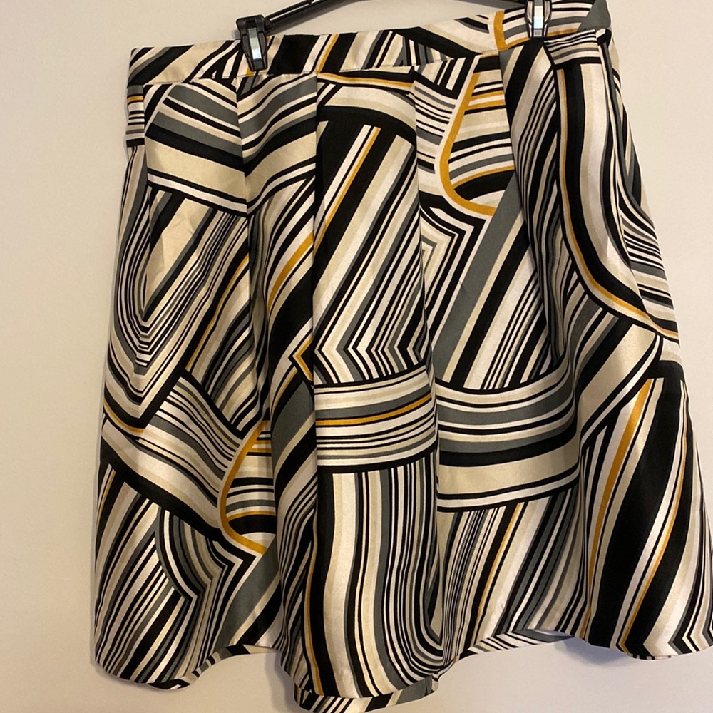 Geometric Aline skirt